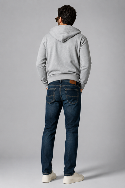 JEANS UOMO RIFLE CINQUE TASCHE ZIP BOTTONE REGULAR FIT ELASTICIZZATO ART. RF621