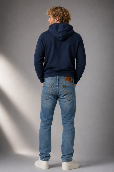 JEANS UOMO LEE CINQUE TASCHE L34 SLIM STRAIGHT ART. RIDER FIRESTONE