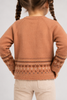CARDIGAN NEONATA ZIPPY GIROCOLLO GRECHE BOTTONI VISCOSA ART. ZBGAP0201-26020