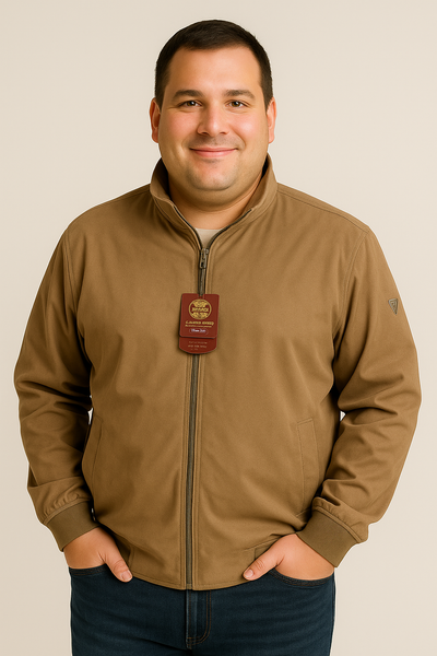 GIUBBINO UOMO CONFORMATO ZIP POLSINI FASCIATASCHE MICRO LAVORATO MARCA SEA BARRIER ART.CONF.NEW-ALADDIN-17B.