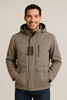 GIACCONE UOMO ZIP BOTTONI TASCHE CAPPUCCIO LEGGERO MARCA SEA BARRIER ART. TANTOR-112M