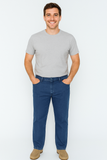 JEANS UOMO CLASSICO ELAST TASCA FRANCESE CORONA ART.BLURAY