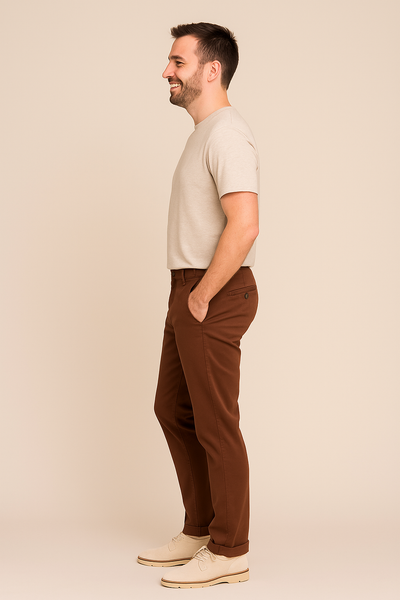 PANTALONE UOMO RAGAZZO CALDO COTONE ELASTICIZZATO MARCA SEA BARRIER ART. GUZZI-71