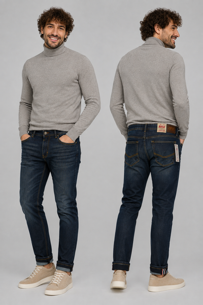 JEANS UOMO RIFLE CINQUE TASCHE REGULAR FIT ELASTICIZZATO ART. RF680