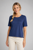 T-SHIRT DONNA GAIA B MANICA CORTA SPACCHI GIROCOLLO VISCOSA ELASTICIZZATA ART.298G