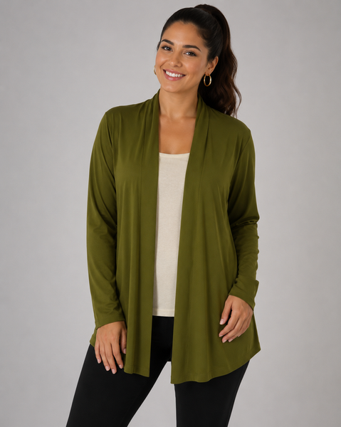 CARDIGAN DONNA TAGLIE OVER COMODO ELEGANTE   ELISA CASTELLI ART. 15002S