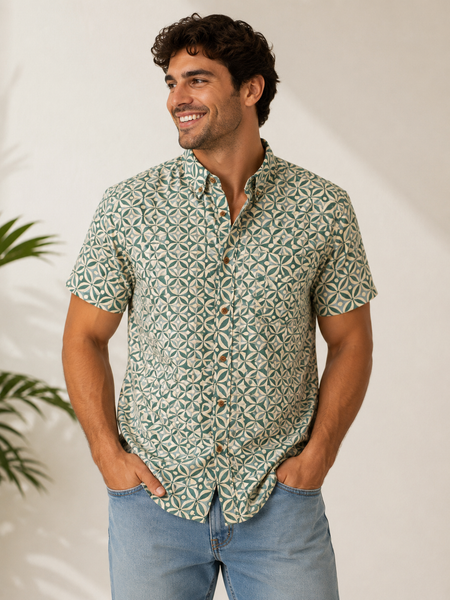 CAMICIA UOMO MANICA CORTA MODERNA  LOSAN ART. LMNAP0102-25016