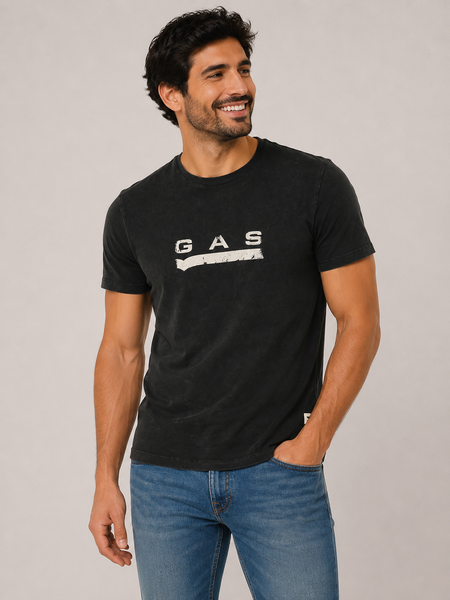 T-SHIRT UOMO LOGO MISTO COTONE JERSEY  GAS ART. SCUBA BO352