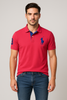 POLO UOMO BEVERLY HILLS POLO CLUB MANICA CORTA PIQUET COTONE LOGO SPACCHETTI ART. P424112