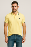 POLO UOMO HENRY COTTON S PIQUET COTONE MANICA CORTA SPACCHETTI LOGO ART. 626122