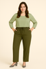 PANTALONI DONNA ELISA CASTELLI TAGLIE OVER ELASTICO COULISSE TASCHE ART. 1891