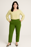 PANTALONI DONNA RAGAZZA JERSEY TAGLIE OVER MARCA ELISA CASTELLI ART. 18009
