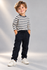 PANTALONE NEONATO ZIPPY DOPPIATO ELASTICO COULISSE COTONE ART. ZBBAP0401-26026
