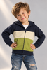 FELPA NEONATO ZIPPY CAPPUCCIO FELPATA  FULL ZIP TASCHE ART. ZBBAP0201-26012