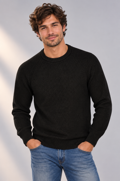 MAGLIONE UOMO RIFLE GIROCOLLO COSTA INGLESE COTONE ART. RFTR820