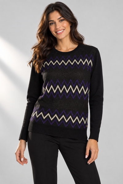 MAGLIONE DONNA RAGAZZA GIROCOLLO LUREX MARCA GIAN MARCO VENTURI ART. DG755