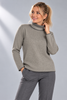 MAGLIONE DONNA TENEREZZA COLLO ANELLO PUNTINATO ART. 21382