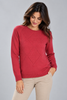 MAGLIONE DONNA BIELLA YARN GIROCOLLO ROMBI LAVORATO LANA ART. Z9555