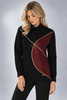 MAGLIONE DONNA COVERI COLLO CIAMBELLA FANTASIA STRASS ART. DC1248