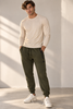 PANTALONE TUTA UOMO AVIREX FELPATO ELASTICO COULISSE TASCHE ZIP POLSINI ART. AX0736
