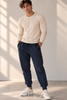 PANTALONE TUTA UOMO AVIREX FELPATO ELASTICO COULISSE TASCHE ZIP POLSINI ART. AX0736