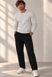 PANTALONE TUTA UOMO COVERI FELPATO ELASTICO TASCHE ART. REC267