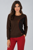 MAGLIONE DONNA COVERI GIROCOLLO STRASS FANTASIA VISCOSA ART. DC1247