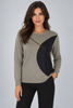 MAGLIONE DONNA COVERI GIROCOLLO STRASS FANTASIA VISCOSA ART. DC1247
