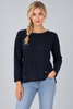 MAGLIONE DONNA COVERI GIROCOLLO SPACCHI APPLICAZIONE DEGRADE VISCOSA ART. DC1226