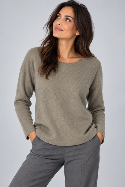 MAGLIONE DONNA CAROLA MARIA PARICOLLO ASIMMETRICO VISCOSA ART. CM09