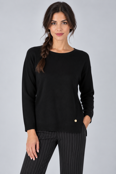 MAGLIONE DONNA CAROLA MARIA PARICOLLO SPACCHETTI ASIMMETRICO VISCOSA ART. CM05