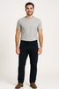 PANTALONI UOMO LUIGI MORINI COTONE ELASTICIZZATO TASCHE BOTTONE ZIP ART. 4344 TREVISO