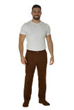 PANTALONE UOMO RAGAZZO COTONE ELASTICIZZATO CLASSICO MARCA LUIGI MORINI ART. MANNHEIM 4101