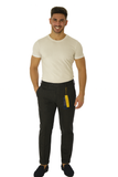 PANTALONI UOMO RAGAZZO SLIM FIT TASCA FRANCESE MARCA A&P BIANCHI ART. 03322