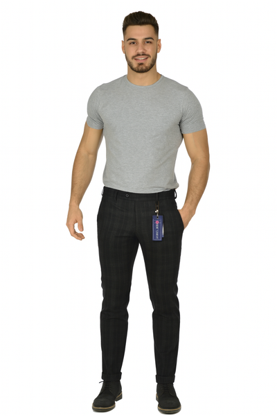 PANTALONI UOMO RAGAZZO SLIM FIT STRETCH MARCA A&P BIANCHI ART. 324