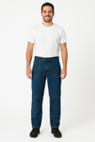 JEANS UOMO RAGAZZO LAVORO TASCHE ZIP BOTTONE MARCA SIGGI ART. 20PA0878