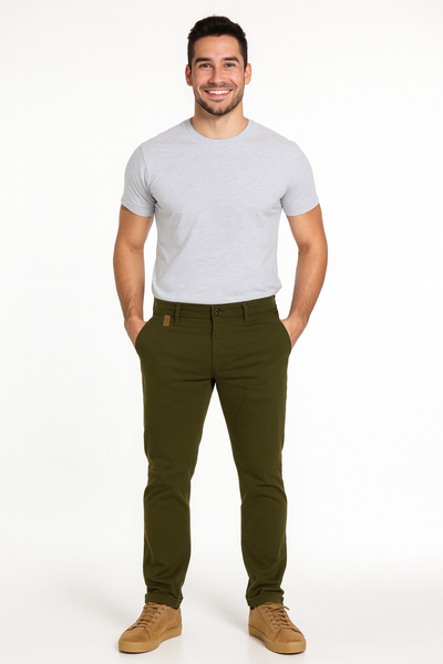 PANTALONI UOMO RAGAZZO CALDO COTONE ELASTICIZZATO MICROFANTASIA MARCA SEA BARRIER ART. SARCA-71