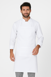 GREMBIULE CON PETTORINA CHEF CUOCO CUCINA PURO COTONE MARCA SIGGI ART. 68PZ0366