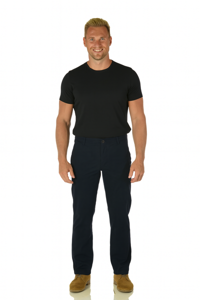 PANTALONI UOMO RAGAZZO COTONE TASCA FRANCESE MARCA FLYNN ART. 526 42-0448