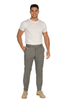 PANTALONI UOMO RAGAZZO SLIM FIT MISTO LINO MARCA A&P BIANCHI ART. 3944