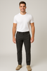 PANTALONE UOMO ZIP BOTTONE TASCHE ELASTICO REGOLARE MARCA LUIGI MORINI ART. 39-4280