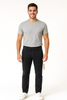 PANTALONI UOMO ZIP BOTTONE GANCIO TASCHE FODERA FLANELLA REGULAR FIT DR4 MARCA MARCELLO MARABOTTI ART. 41-4280