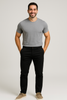 PANTALONE UOMO ZIP BOTTONE GANCIO TASCHE MARCA BUGATTI ART.46228