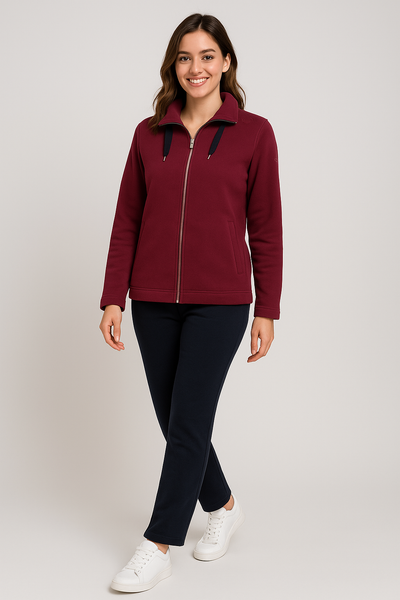 TUTA DONNA F.LLI CAMPAGNOLO FELPATA FUL ZIP TASCHE ART. 8Q76461