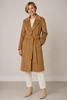 CAPPOTTO DONNA RAGAZZA UN PETTO CINTURA TASCHE MARCA EDAS ART. CAPIENTE