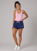 SHORT DONNA COTONE  COULISSE SPACCHETTI LOGO MARCA LOTTO ART.241202