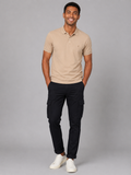 PANTALONI UOMO RAGAZZO ELASTICIZZATO CARGO TASCHE ZIP BOTTONE MC.COLLUM ART.MISTER
