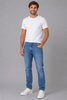 JEANS UOMO SLIM ZIP BOTTONE TASCHE MARCA LEE ART.L719NLLT