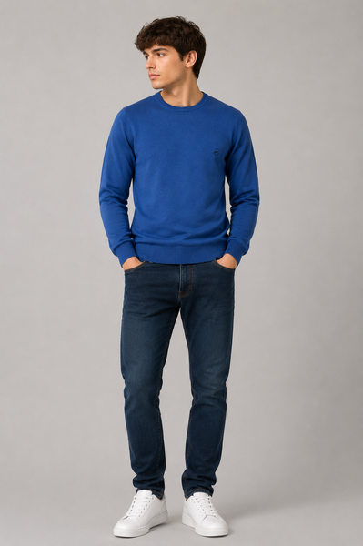 MAGLIONE UOMO RAGAZZO GIROCOLLO MARCA BASILE ART. BE0070