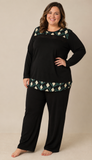 COMPLETO DONNA RAGAZZA BLUSA PANTALONI ELASTICIZZATO TAGLIE OVER MARCA GIUNE ART. CM102